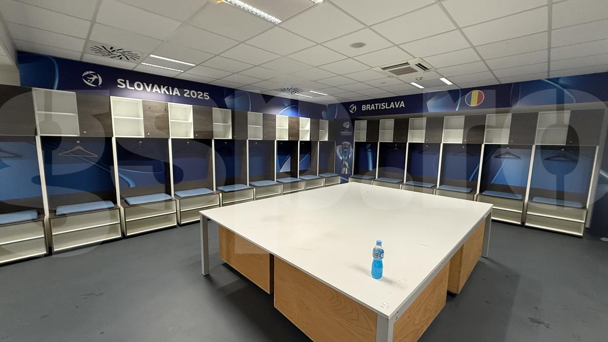 Cum arăta vestiarul României după meciul cu Slovacia, de la Euro U21