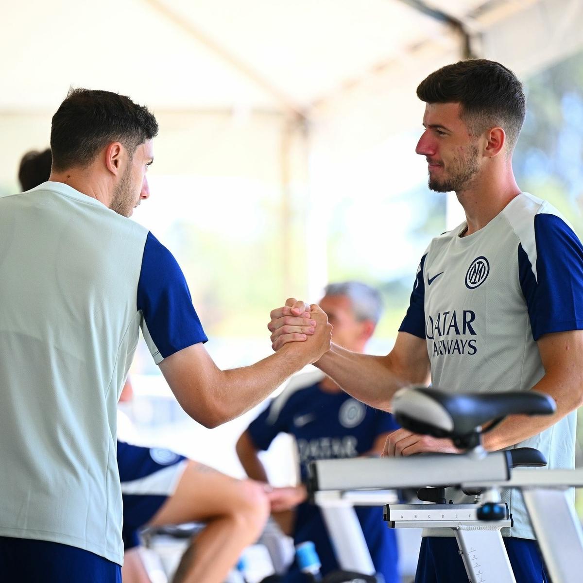 Imagini înainte de Monterrey - Inter, debutul lui Cristi Chivu
