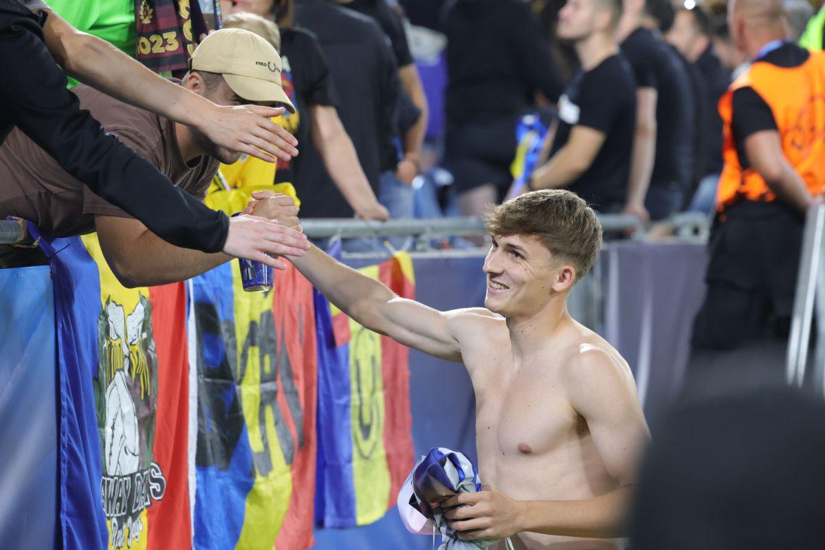 Ce s-a întâmplat pe gazon, după România U21 - Slovacia U21: fanii au scandat alături de ultrași