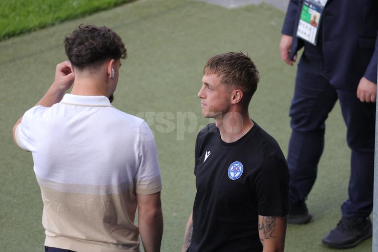 Timotej Jambor înainte de România - Slovacia Under 21. Foto: Ionuț Iordache (GSP.RO)
