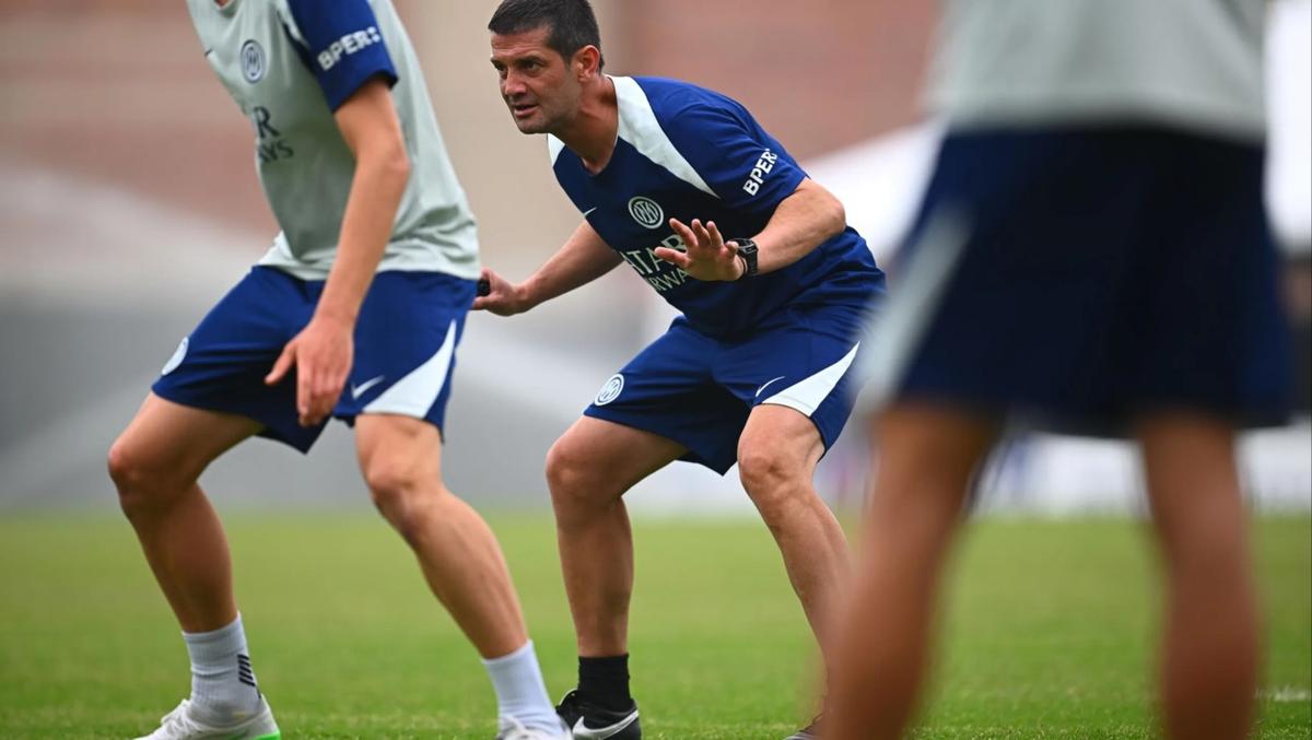 Cristi Chivu a fost vizitat la antrenament în Los Angeles de prietenul său englez, actorul Clive Owen, mare fan Inter