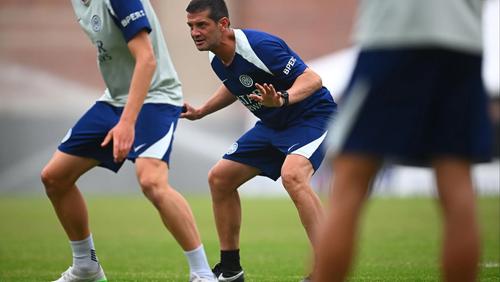 Antrenorul Cristi Chivu în cantonamentul lui Inter din SUA / Foto: inter.it