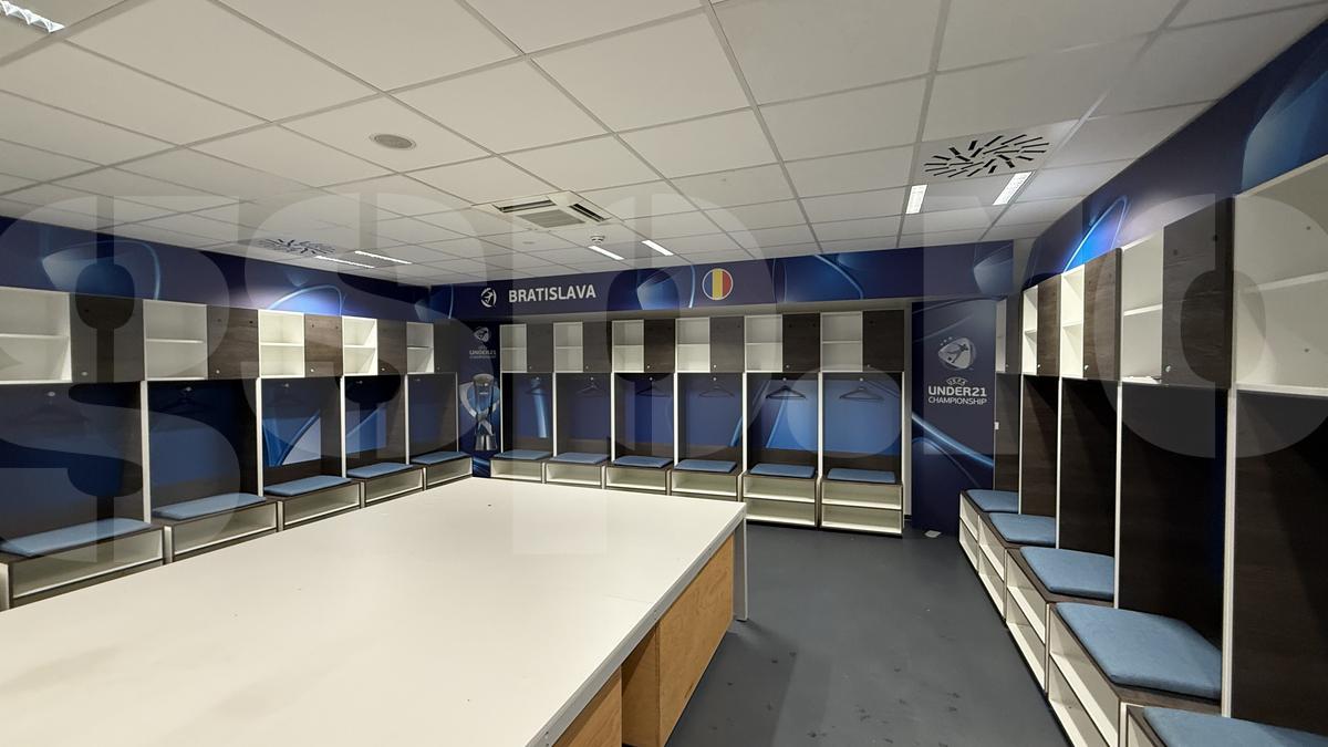 Cum arăta vestiarul României după meciul cu Slovacia, de la Euro U21
