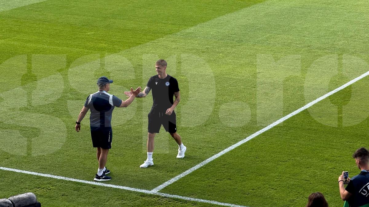 Chemat la raport! Marea țeapă a lui Șucu, printre „tricolorii” U21, înainte de România - Slovacia: scena surprinsă în stadion
