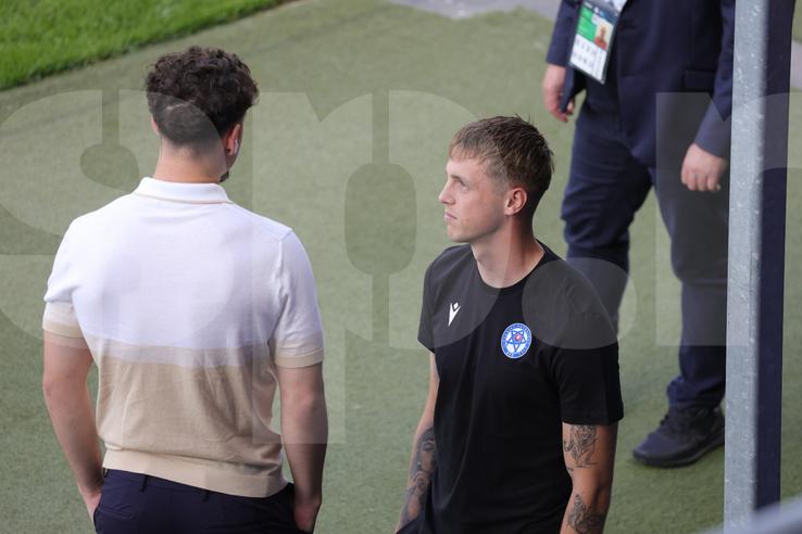 Timotej Jambor înainte de România - Slovacia Under 21. Foto: Ionuț Iordache (GSP.RO)