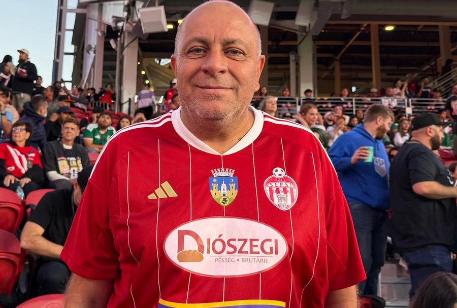 Laszlo Dioszegi, în San Francisco, la Austria – Iordania // FOTO: Sergiu Alexandru (GSP) Patronul din Superliga, reperat pe stadionul din San Francisco: „Mănânc fotbal pe pâine! Poate găsim un investitor”