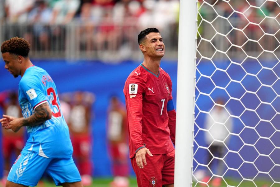 Cristiano Ronaldo, în Portugalia - Congo/ foto Imago Images Ilie Dumitrescu nu l-a menajat pe Cristiano Ronaldo: „A stat numai în ofsaid”