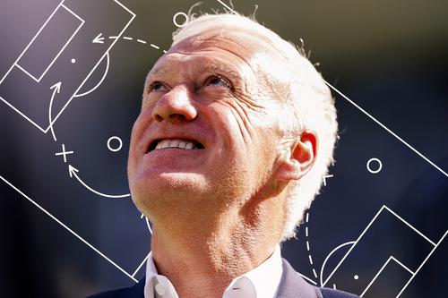 Tactica pe care Didier Deschamps a adoptat-o în partea a doua a meciului Franța - Senegal 3-1 s-a dovedit a fi de succes. Fotomontaj: Diana Vasilescu, GSP