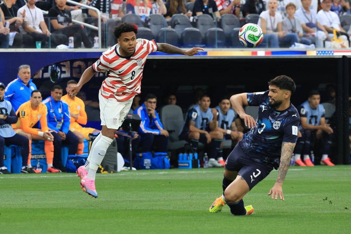 Imagini de la SUA - Paraguay 4-1