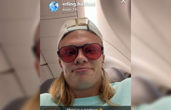 Nu s-a putut abține! Erling Haaland a oferit reacția zilei, în avion, după hattrick-ul lui Leo: „Messi este un...”
