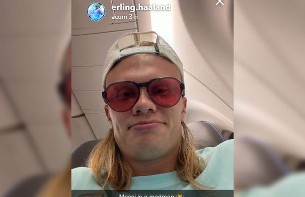 Nu s-a putut abține! Erling Haaland a oferit reacția zilei, în avion, după hattrick-ul lui Leo: „Messi este un...”