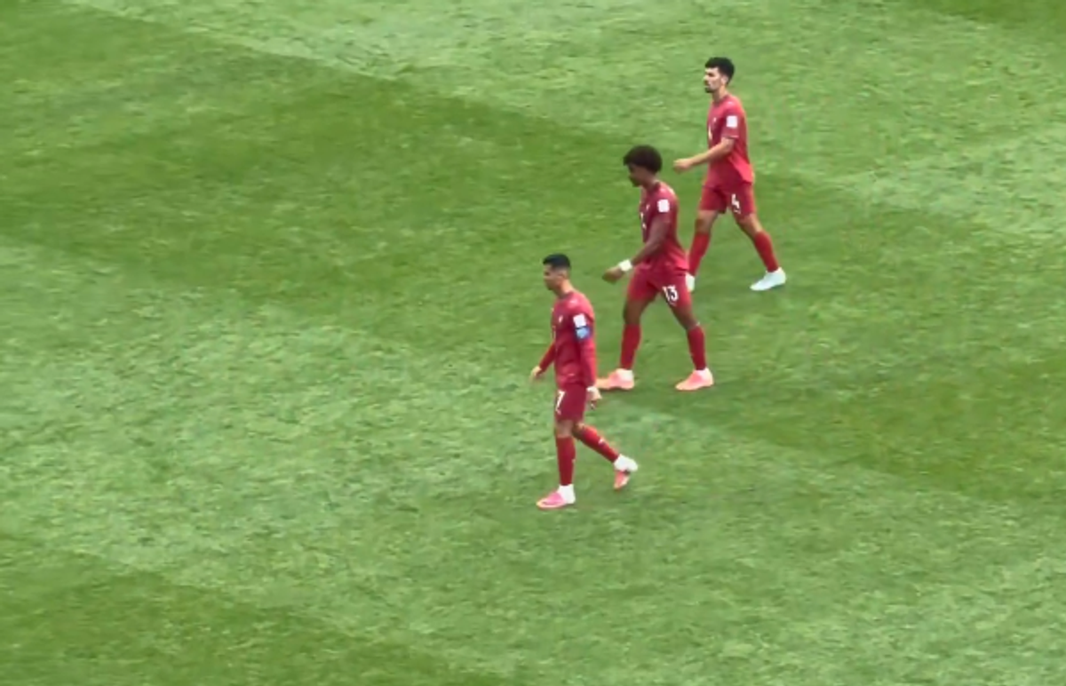 Cum a părăsit Cristiano Ronaldo terenul în meciul cu RD Congo
