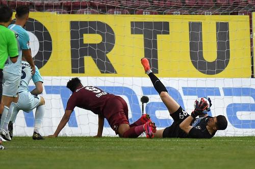 În turul din play-off, CFR a învins-o pe FCSB, scor 1-0