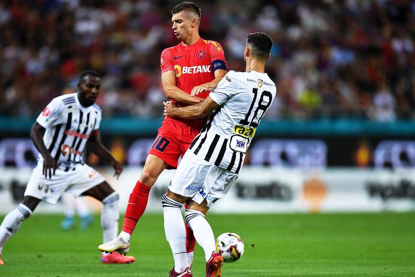 Florin Tănase, în FCSB - U Cluj // foto: Raed Krishan
