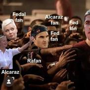 Alcaraz a avut o galerie de seamă în finala cu Djokovic :)