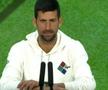 Novak Djokovic a lăudat performanța etalată de Alcaraz
