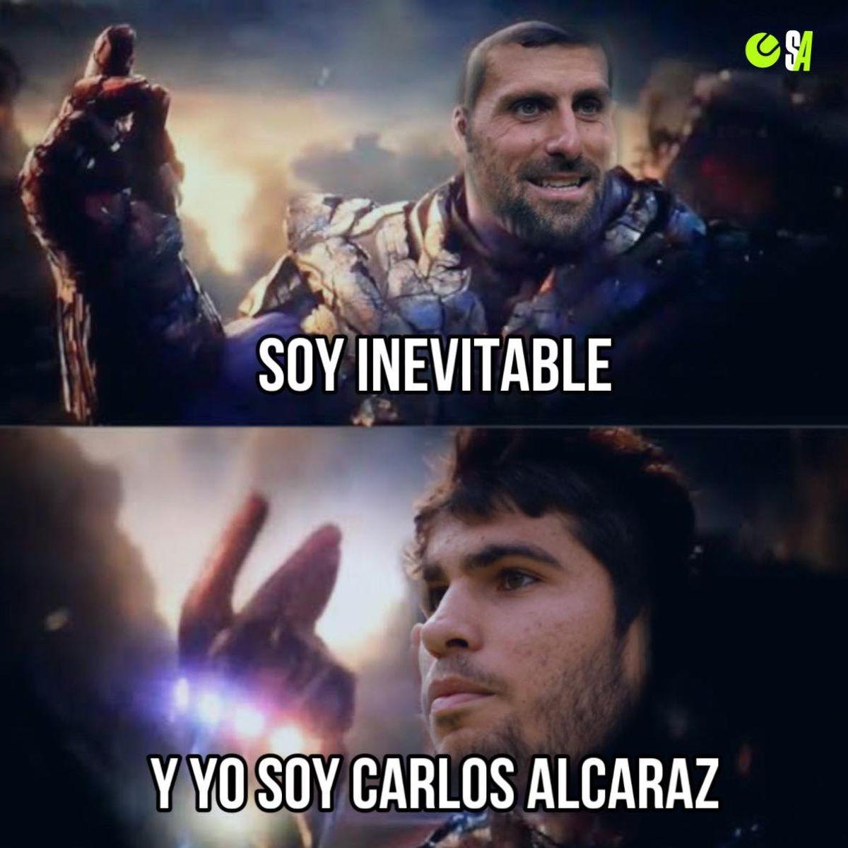 Cele mai tari 10 meme-uri după finala de poveste Alcaraz - Djokovic » Fanii nu s-au abținut după eșecul istoric al sârbului