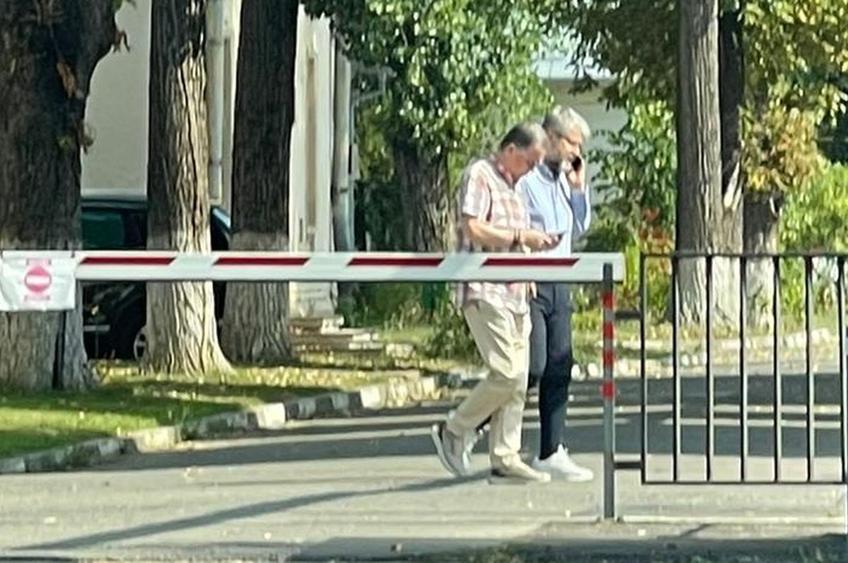Valeriu Argăseală împreună cu Iulian Gheorghișor