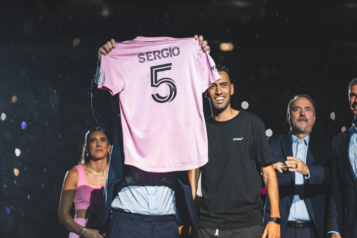 Lionel Messi și Sergio Busquets, prezentați la Inter Miami