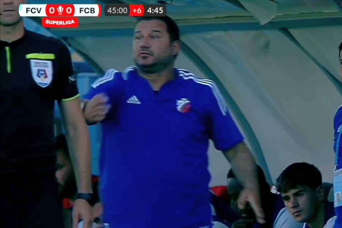Marius Croitoru și Ilie Poenaru în FC Voluntari - FC Botoșani