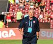 Dan Petrescu, la pauza partidei dintre CFR Cluj și Dinamo (3-2). Sursă foto: Imago
