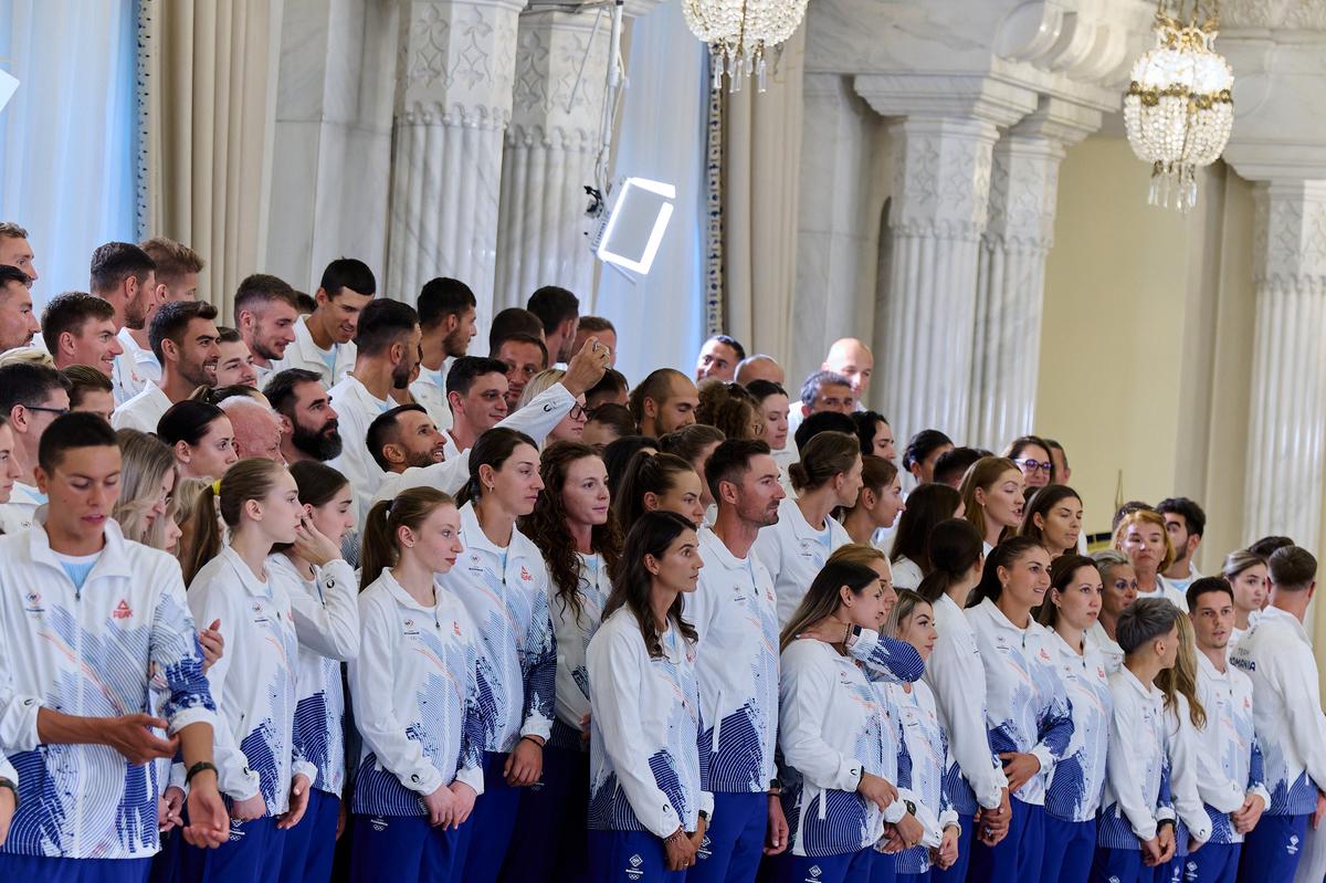 Sportivii români s-au aflat față în față cu președintele României la Cotroceni, cu 9 zile înainte de startul Jocurilor Olimpice de la Paris. Ce a transmis Klaus Iohannis