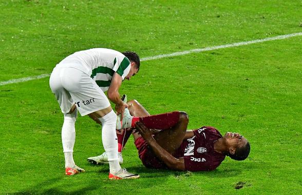Primul diagnostic în cazul lui Mohammed Kamara, accidentat grav în CFR Cluj - Paksi