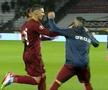 Gestul lui Louis Munteanu după golul cu Paksi