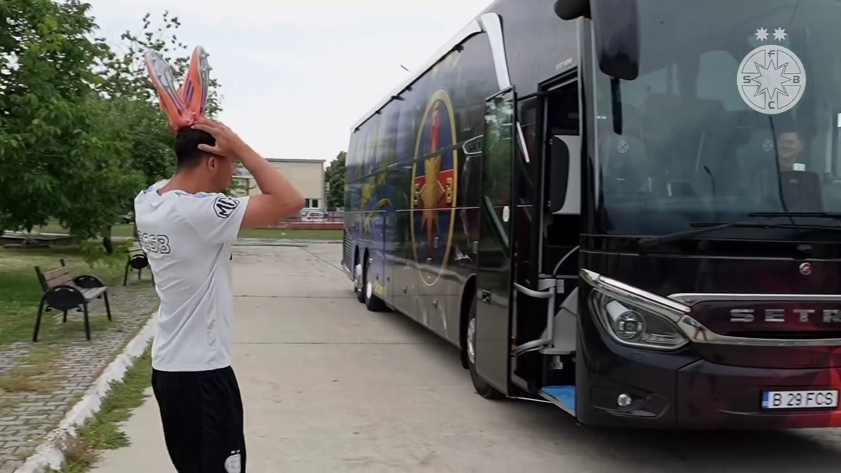 Noul autocar al celor de la FCSB