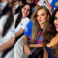 Loredana Salanța (dreapta) a fost prezentă la FCSB - FC Argeș / Sursă foto: Instagram