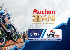 Auchan susține viitorii campioni ai ciclismului european la Cheile Grădiștei, gazda Campionatului European de MTB pentru Tineret