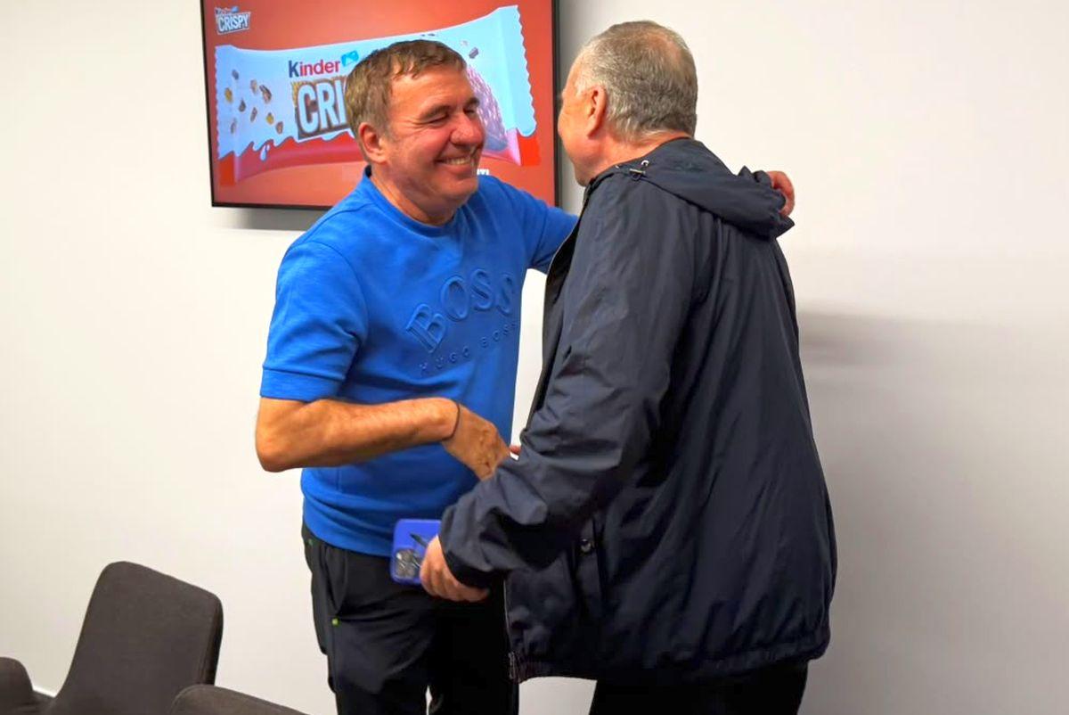 Dan Petrescu, reîntâlnire emoționantă cu Hagi și Iordănescu în Ghencea