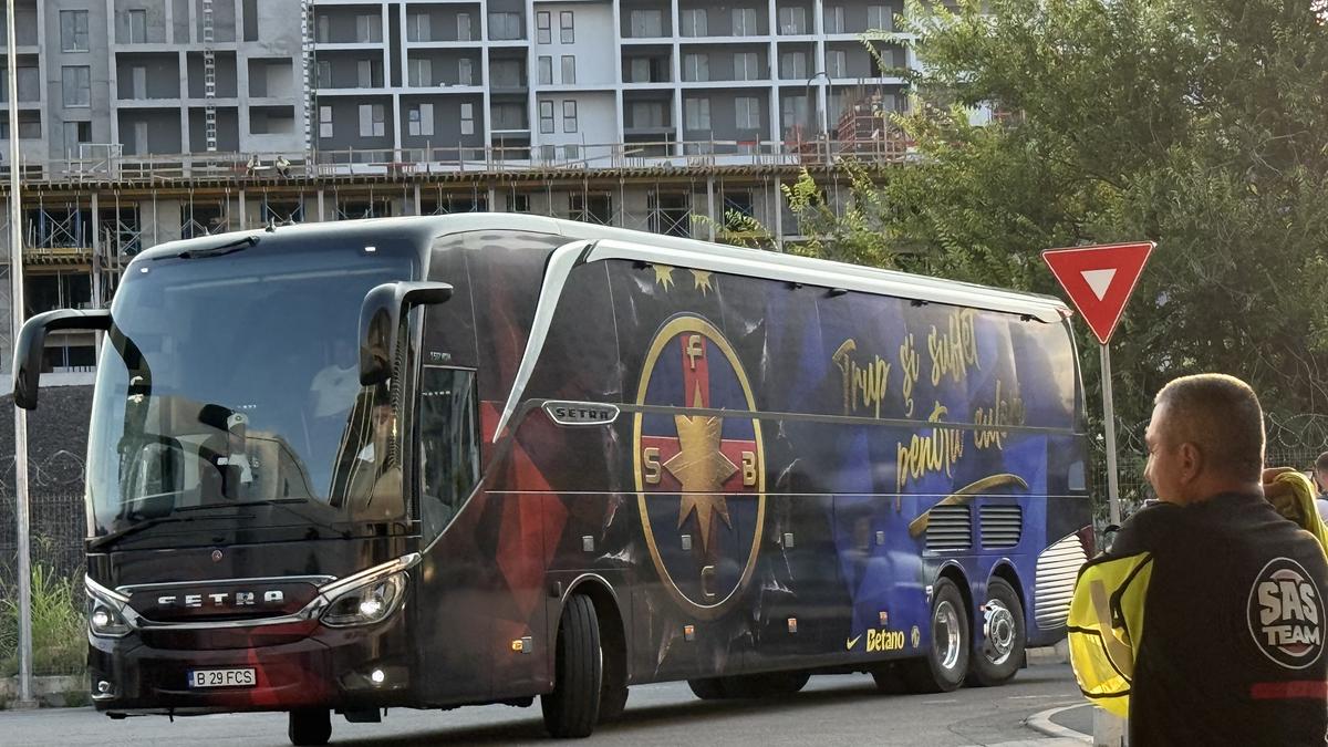 Noul autocar al celor de la FCSB