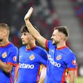 Dennis Politic era bucuros la începutul meciului că a fost titularizat la FCSB //
Cristi Preda (GSP)