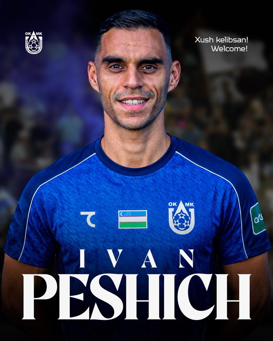 Ivan Pesic, prezentat oficial în Uzbekistan // foto: instagram @fcokmk Incredibil unde a ajuns fostul atacat de la Dinamo care marca împotriva lui FCSB