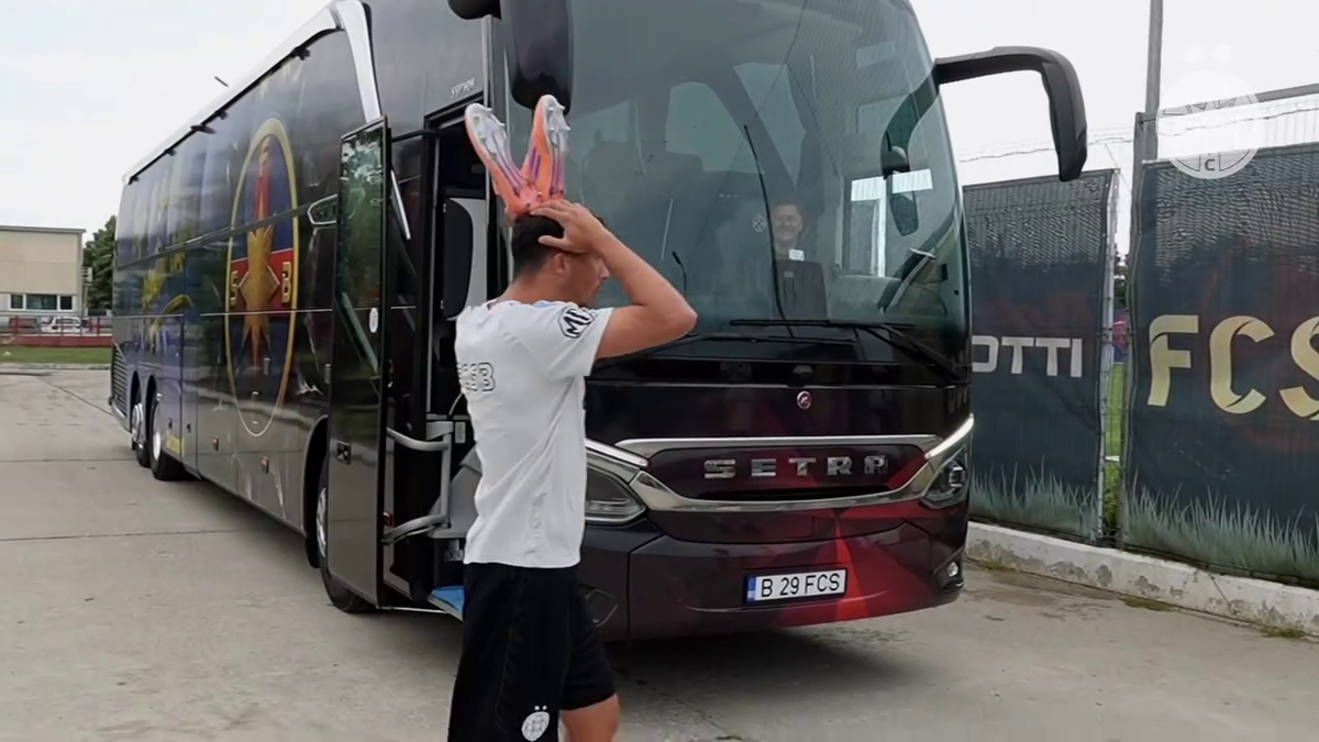 Noul autocar al celor de la FCSB