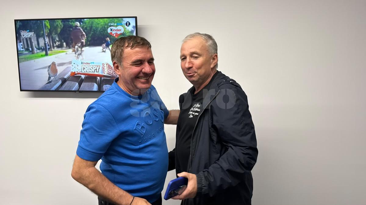 Dan Petrescu și Gică Hagi, la FCSB - FC Argeș