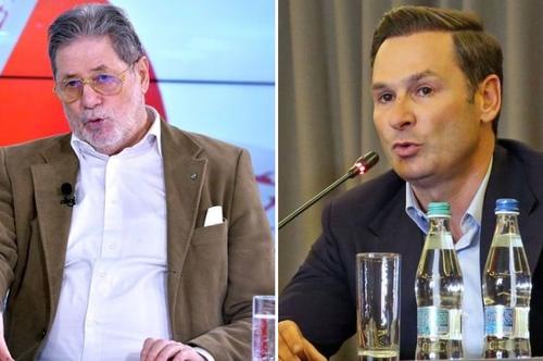 Cornel Dinu (stânga) și Ionuț Negoiță