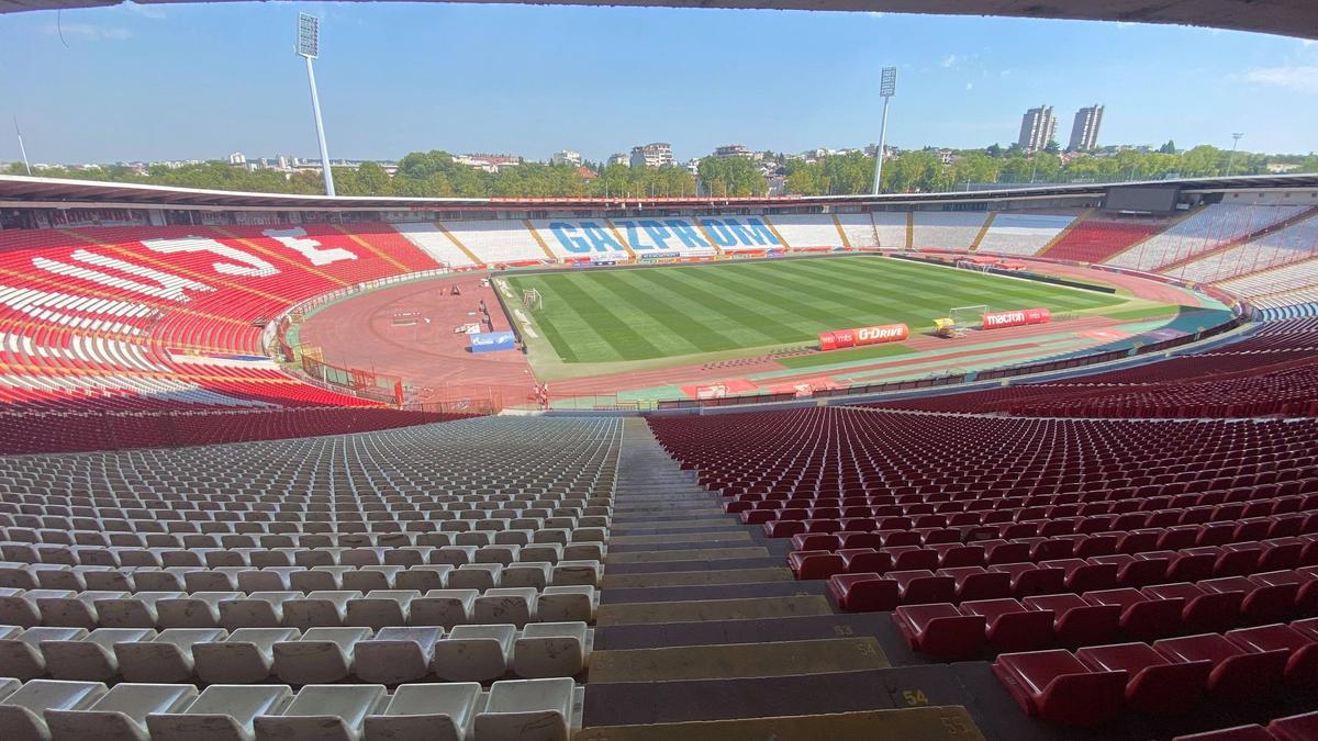 Stadionul pe care joacă Steaua Roșie Belgrad