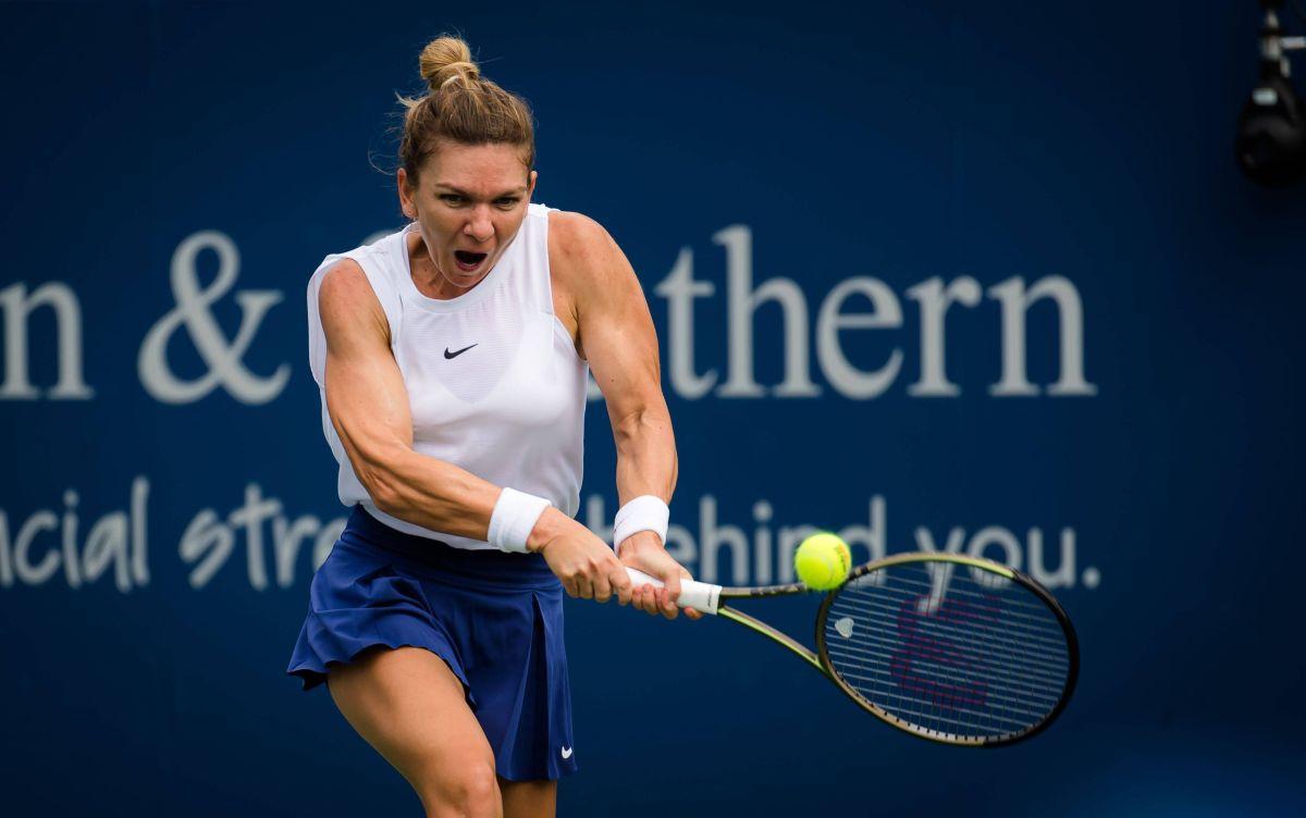 Simona Halep - accidentare Cincinnati