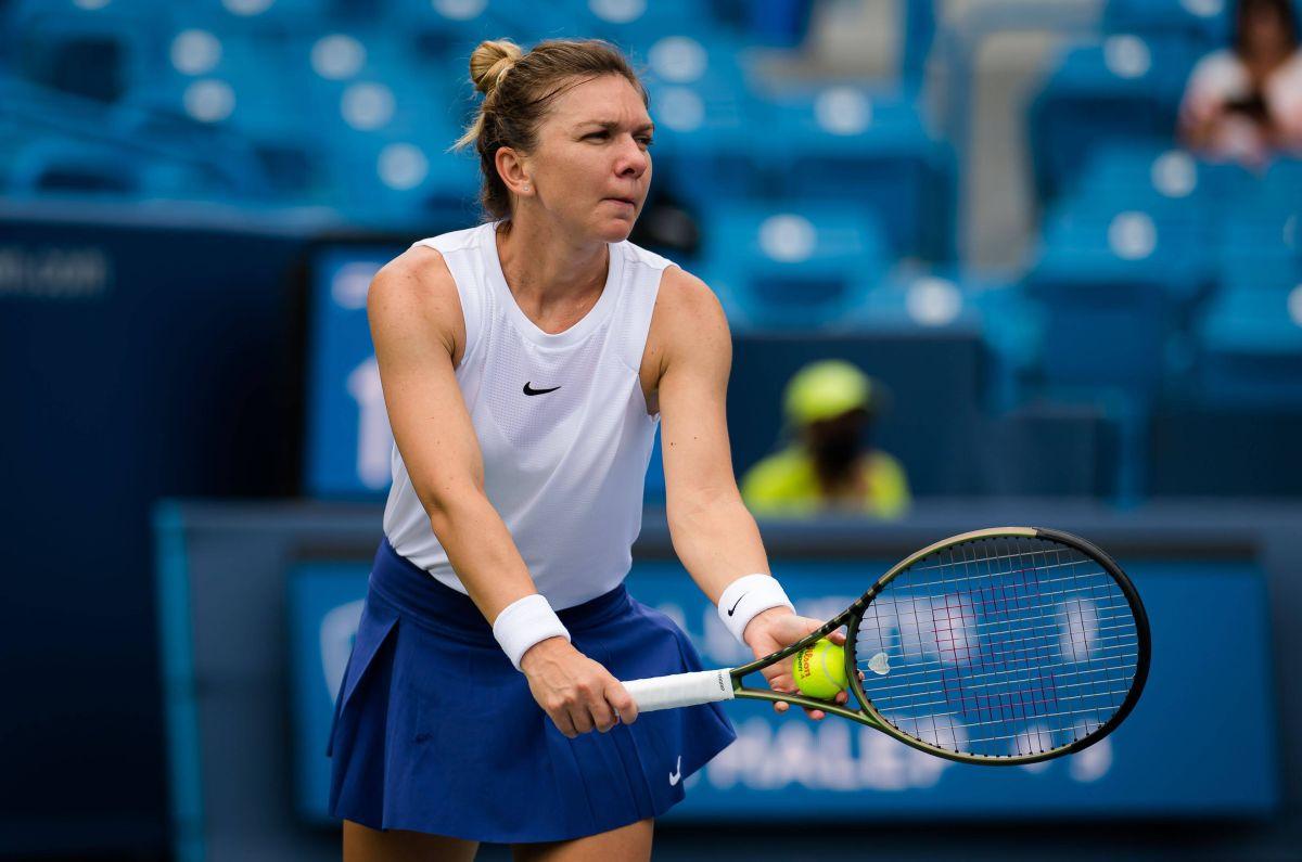 Simona Halep - accidentare Cincinnati