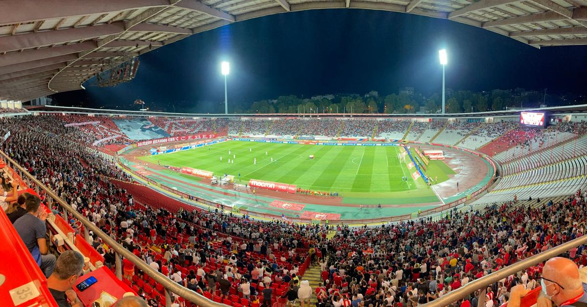 Steaua Roșie Belgrad - CFR Cluj, fani și meci