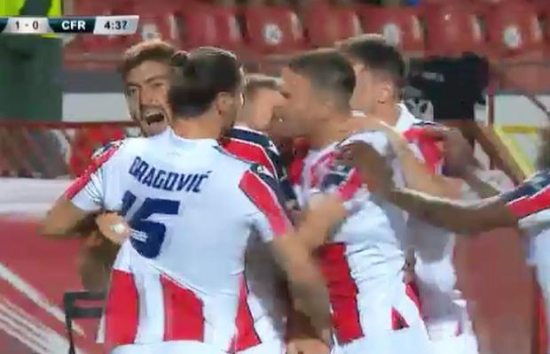 Apărarea lui Șumudică, ridiculizată la Belgrad » Ce gol a primit CFR în minutul 5