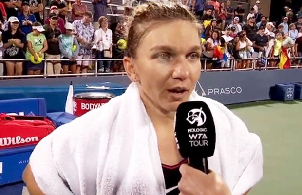 Simona Halep, declarații după victoria complicată de la Cincinnati: „Am avut în față o luptătoare grozavă!”