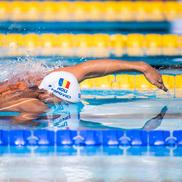 David Popovici, în serii la 400 de metri liber // foto: Raed Krishan
