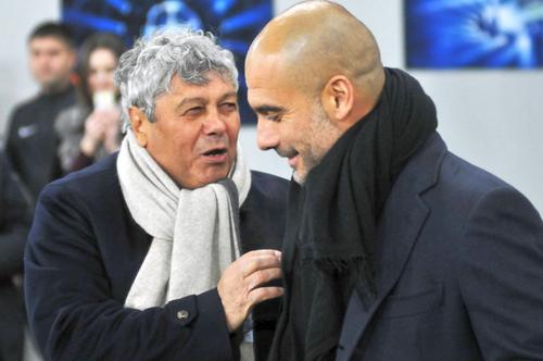 Mircea Lucescu și Pep Guardiola, doi titani ai antrenoratului // Foto: Imago