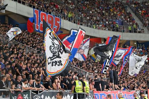 Peluza Nord Steaua. 
Foto: Facebook @ FCSB