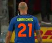 Vlad Chiricheș, roșu în Nordsjaelland - FCSB / FOTO: Capturi TV @Antena Sport 1