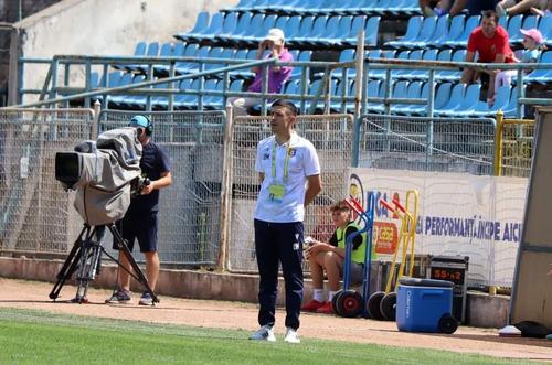 Dragoș Militaru, demis de la Chindia. 
Foto: Facebook @ AFC Chindia Oficial