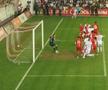 Aktobe - Sepsi (1-1 în tur, 1-2 la general) » Nicolae Păun a marcat în repriza a doua, după un corner executat perfect de Marius Ștefănescu.